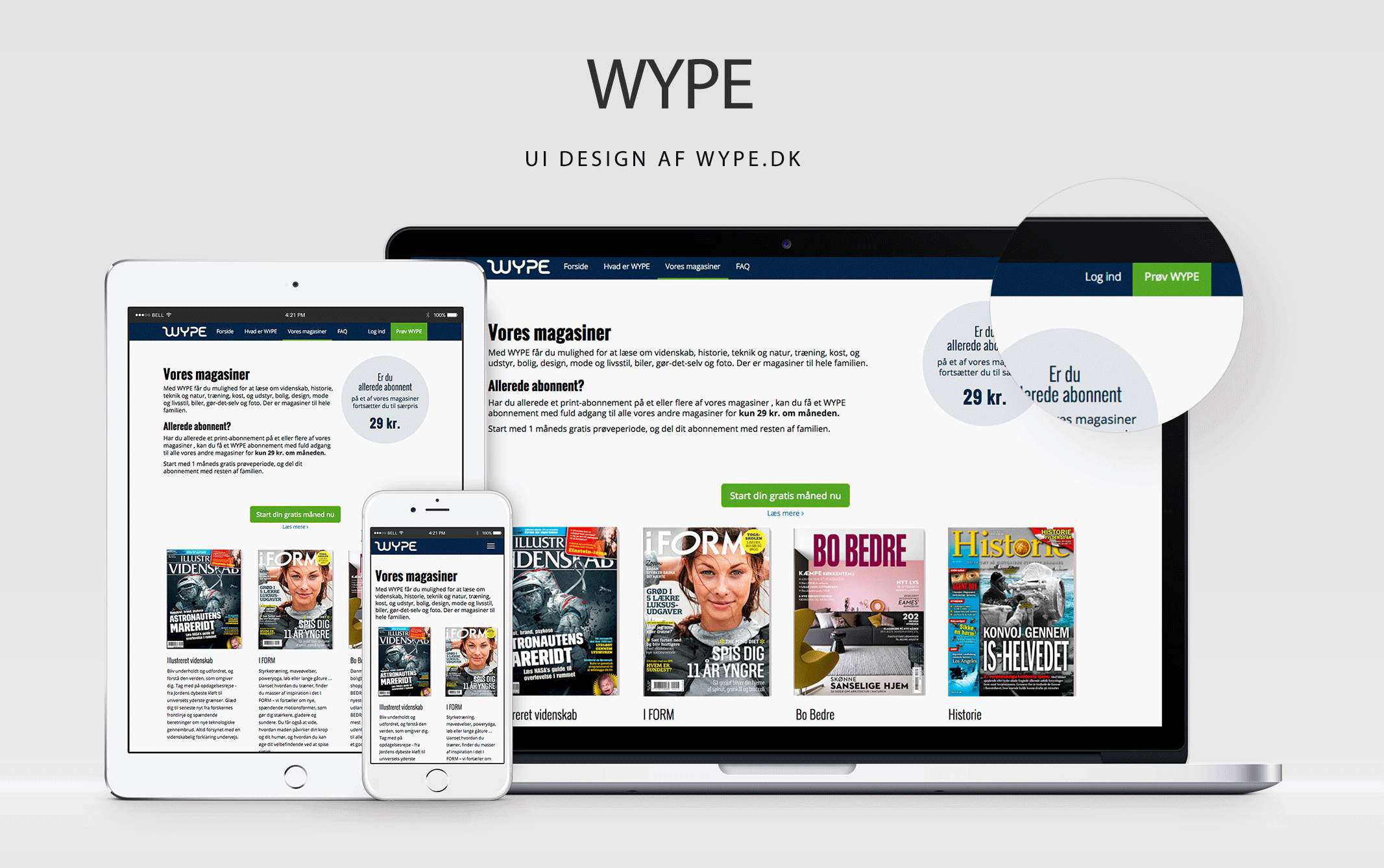 Wype, digitale magasiner